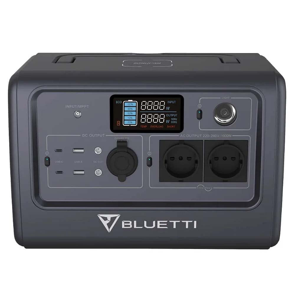 BLUETTI EB70 716Wh Powerstation 1000W Solar Power Station Solargenerator