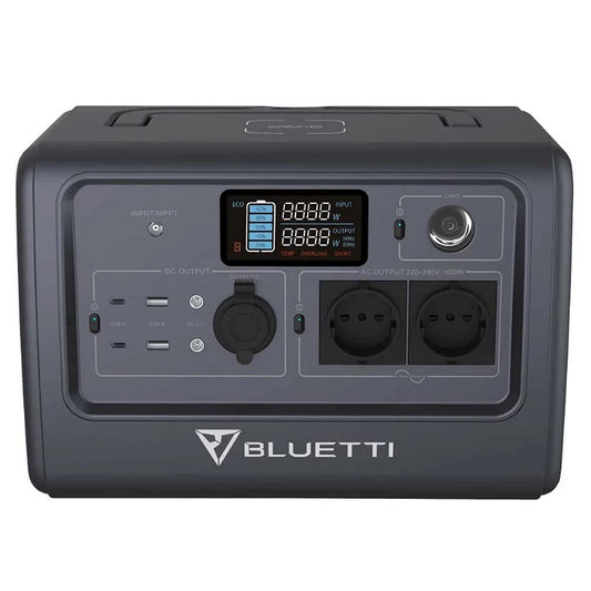 BLUETTI EB70 716Wh Powerstation 1000W Solar Power Station Solargenerator